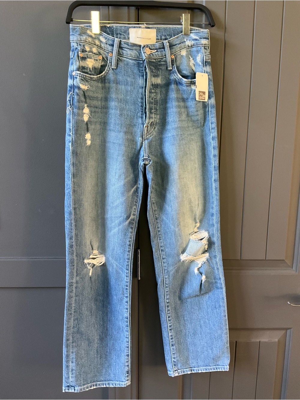 MOTHER The Rambler Ankle Jeans in Holy Melancholy
